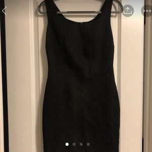 black cocktail dress